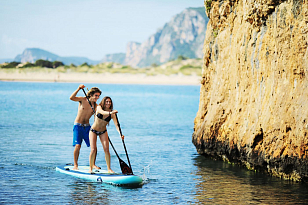 SUP-доска надувная семейная Aqua Marina Super Trip 12'2" S22 для серфинга SUP-доска надувная семейная Aqua Marina Super Trip 12'2" S22