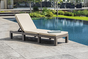 Шезлонг садовый Keter Daytona капучино для дачи Шезлонг садовый Keter Daytona капучино, садовая мебель