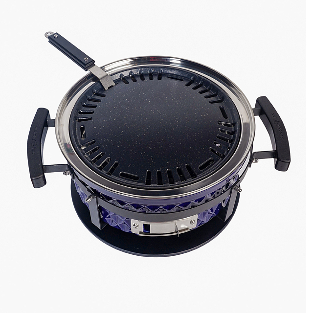 Настольный керамический гриль Diamond Egg Tabletop Grill Цвет: синий