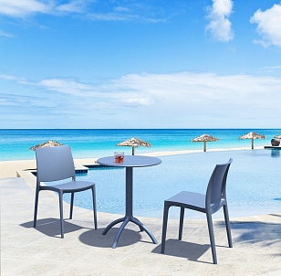 Стол Siesta Contract Octopus Цвет: темно-серый, садовая мебель