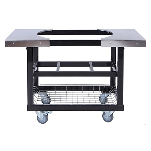 Стол-тележка со столешницами из нержавеющей стали для Primo Oval 400 (XL) и 300 (Family)