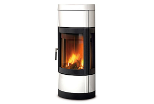 Печь дровяная La Nordica Fortuna Panorama Цвет: белый, товары для загородного дома