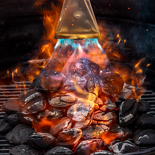 Газовая горелка Oklahoma Joe's для розжига угля для сада