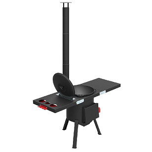 Боковые столики для печей Grillver под казан 480 К для сада