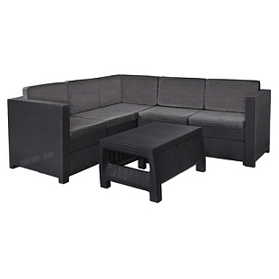 Лаунж зона Keter Provence set графит, садовая мебель