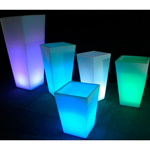 Светящееся кашпо LightHouse Flow L 220 V RGB для сада и загородного дома Светящееся кашпо LightHouse Flow L 220 V RGB, уличное оборудование