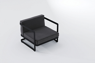 Лаунж зона Gardenini Villino Dark, садовая мебель