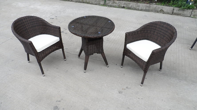 Кресло плетеное Joygarden Warsaw Цвет: темно-коричневый 