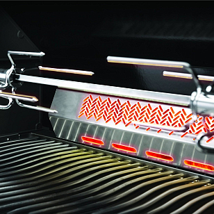 гриль газовый napoleon prestige 500 (стальной, с ик горелкой 3/3)