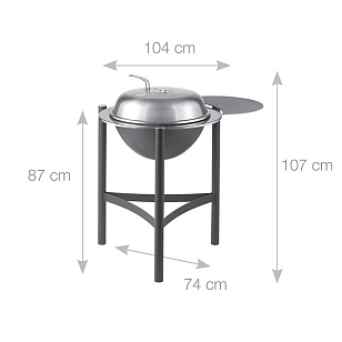 угольный гриль dancook 1900