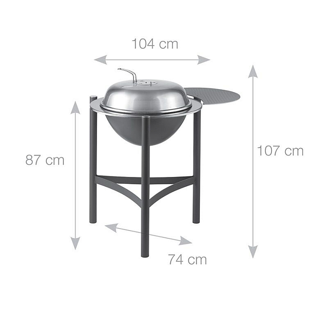 угольный гриль dancook 1900