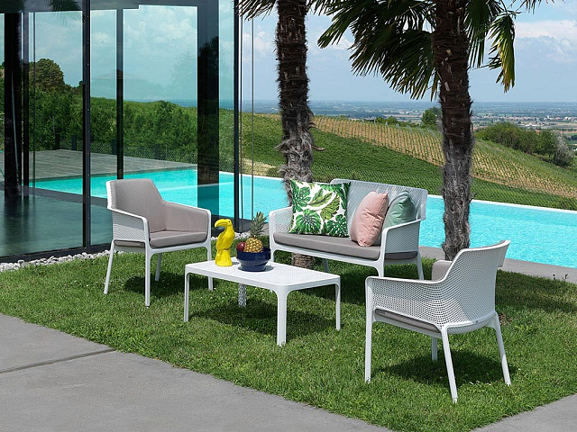 Подушка для дивана Nardi Net Bench Цвет: серый Sunbrella 