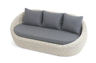 Диван трехместный 4SIS Барселона, цвет бежевый, садовая мебель