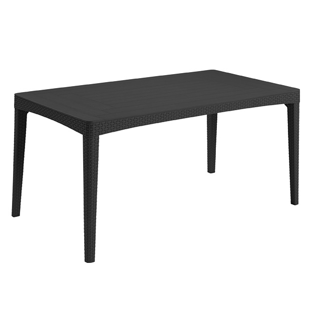 Стол Keter Girona table flat waves графит 