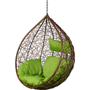 Подвесное кресло Bozollo Goccia due tonalita (без стойки), садовая мебель