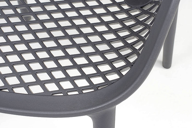 Обеденная группа 4SIS Беллини на 4 персоны, цвет темно-серый 