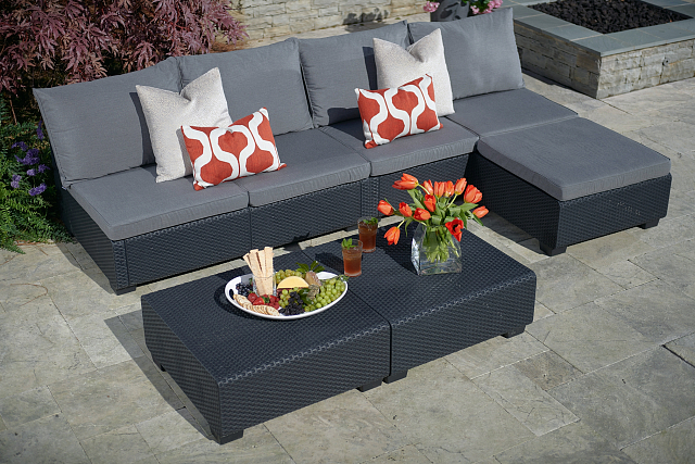 Столик с подушкой Keter Salta Table графит 