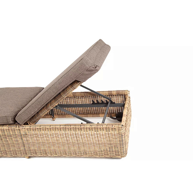 Шезлонг с подушкой 4SIS Рим Цвет: соломенный 