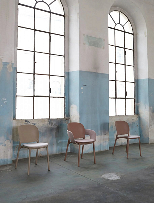 Стул Scab Design Hug Go Green Цвет: тортора, садовая мебель