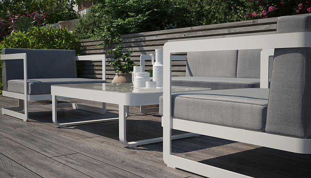 Лаунж зона Gardenini Villino White 