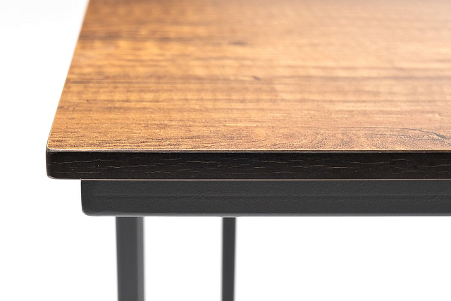 Интерьерный стол 4SIS Тулон 40х40х60 Цвет: дуб, черный 