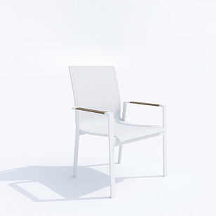 Обеденная группа Ideal Patio Mirra Sola 220 Цвет: белый, садовая мебель