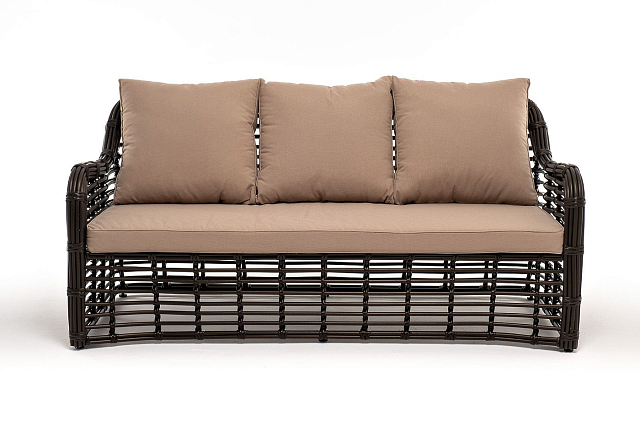 Диван 4SIS Ницца 3-местный Цвет: бронзовый 