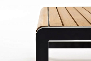 Лаунж зона из алюминия Joygarden Maya L Цвет: темный графит, садовая мебель