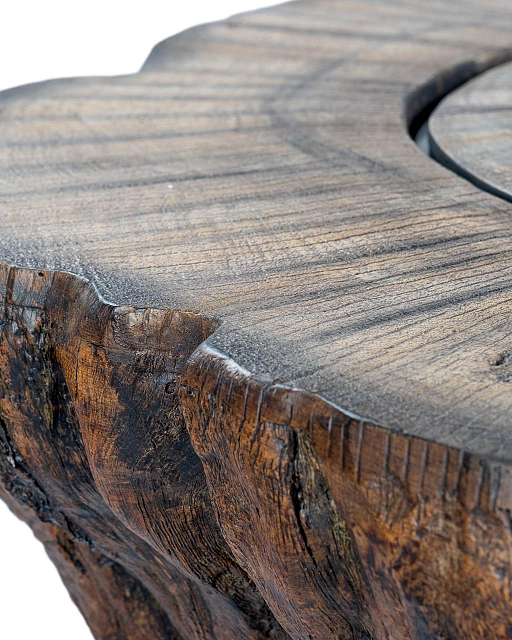 Уличный газовый стол камин Clifton Wood Trunk 