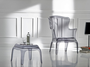 Стол-пуф Pedrali Pasha Цвет: серый для дачи Стол-пуф Pedrali Pasha Цвет: серый, садовая мебель