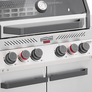 газовый гриль primeliner s class pro (с боковой и задней ик горелкой)