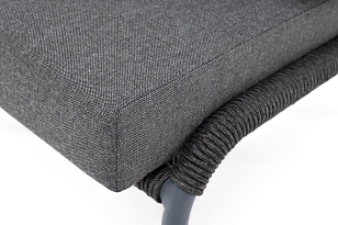 Кресло 4SIS Милан Цвет: темно-серый RAL7024, темно-серый для дачи Кресло 4SIS Милан Цвет: темно-серый RAL7024, темно-серый, садовая мебель