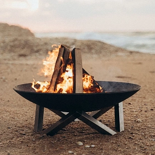 Стальная чаша для огня Concretika Ultima N60, уличное оборудование