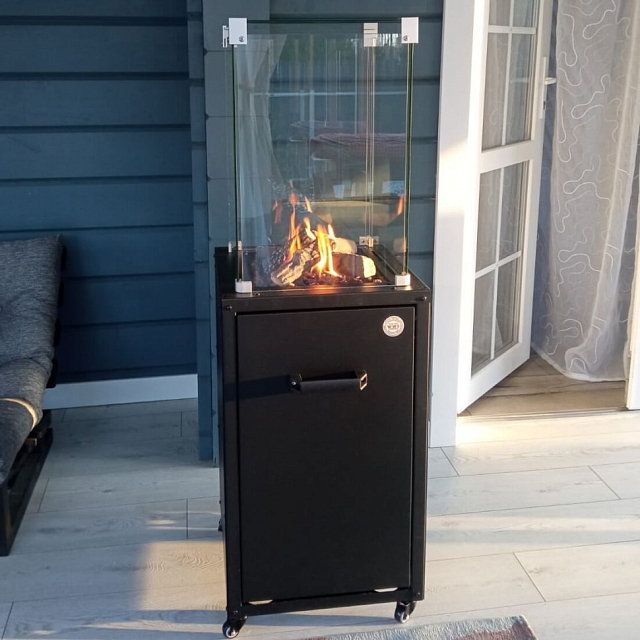 Уличный газовый обогреватель WWT 13K Black 