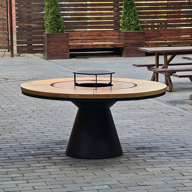 Гриль-очаг Elbrus Home Тибет Ø162 (Термостойкая эмаль)