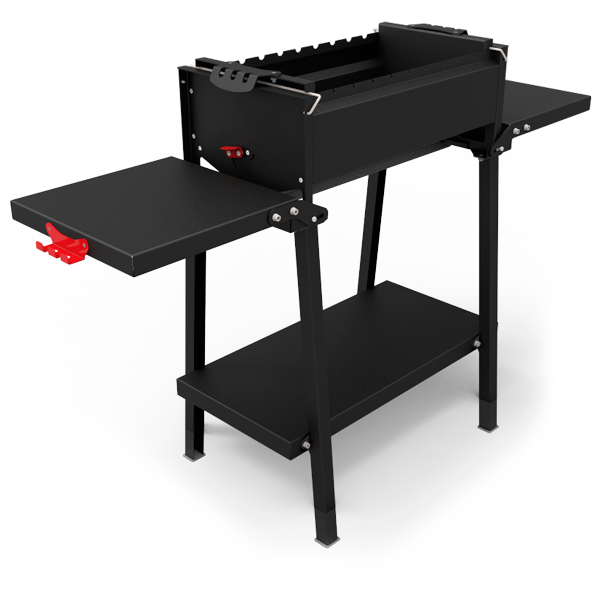 Мангал Grillver Kraftiks Black на подставке