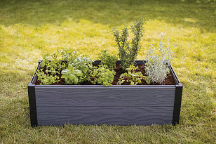 Кашпо-грядка Keter Maple House Цвет: серый, уличное оборудование