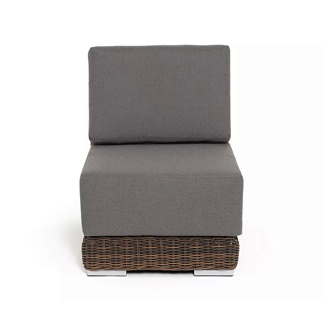 Модуль диванный прямой 4SIS Капри, цвет коричневый 