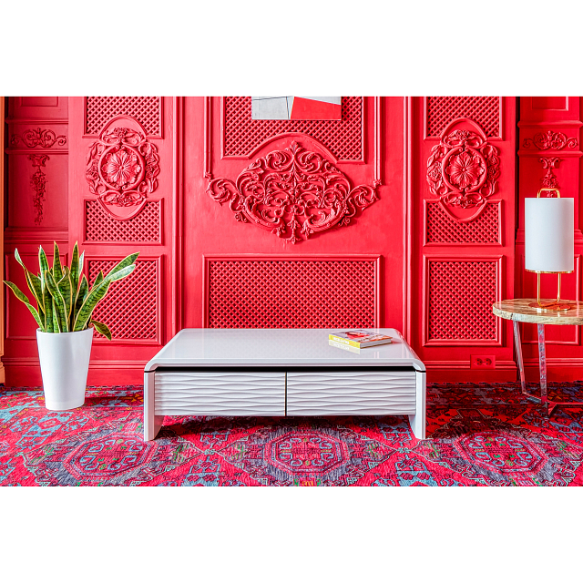 Столик-тумба журнальный Paoli 3D-Modo Цвет: белый