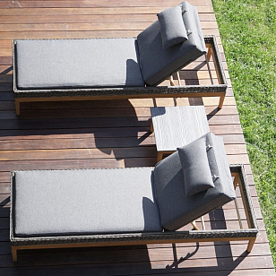 Уличный лежак Lite Biarric для дачи Уличный лежак Lite Biarric, садовая мебель