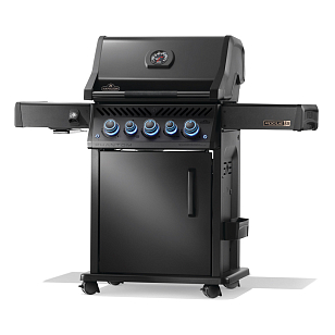 гриль газовый napoleon rogue pro-s 425 phantom черный (с ик горелкой 3/3)