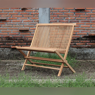 Скамейка складная из тика Lite Amelia, садовая мебель