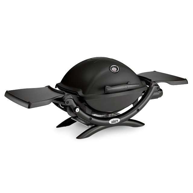 гриль газовый weber q 2200 black line, черный