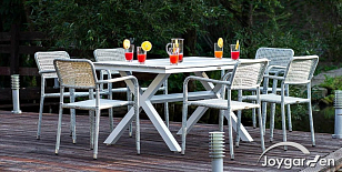Обеденная группа Joygarden Alice на 6 персон, садовая мебель