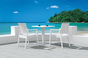 Кресло Siesta Contract Ibiza Цвет: белый для дачи Кресло Siesta Contract Ibiza Цвет: белый, садовая мебель