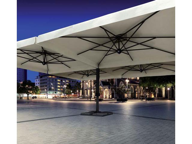 Зонт многокупольный для кафе Alu Poker 6060APO 