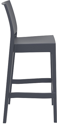 Стул барный Siesta Contract Maya Bar 75 Цвет: темно-серый, садовая мебель