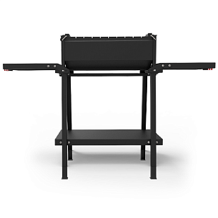 Мангал Grillver Kraftiks Black на подставке для сада