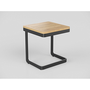 Шезлонг Gardenini Premium Hacienda S Карбон / Темно-серый, садовая мебель