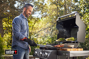 Гриль газовый Weber Spirit E-315 GBS, черный для приготовления пищи гриль газовый weber spirit e-315 gbs, черный